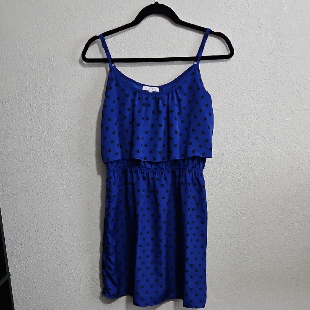 Blue Polka Dot Dress